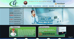 Desktop Screenshot of kirsehirkombiservisi.com