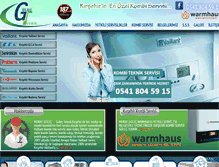 Tablet Screenshot of kirsehirkombiservisi.com